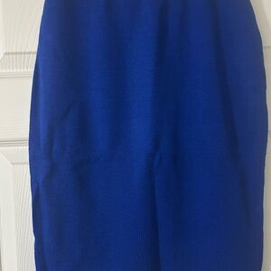 Elegant Blue Women's Skirt St John